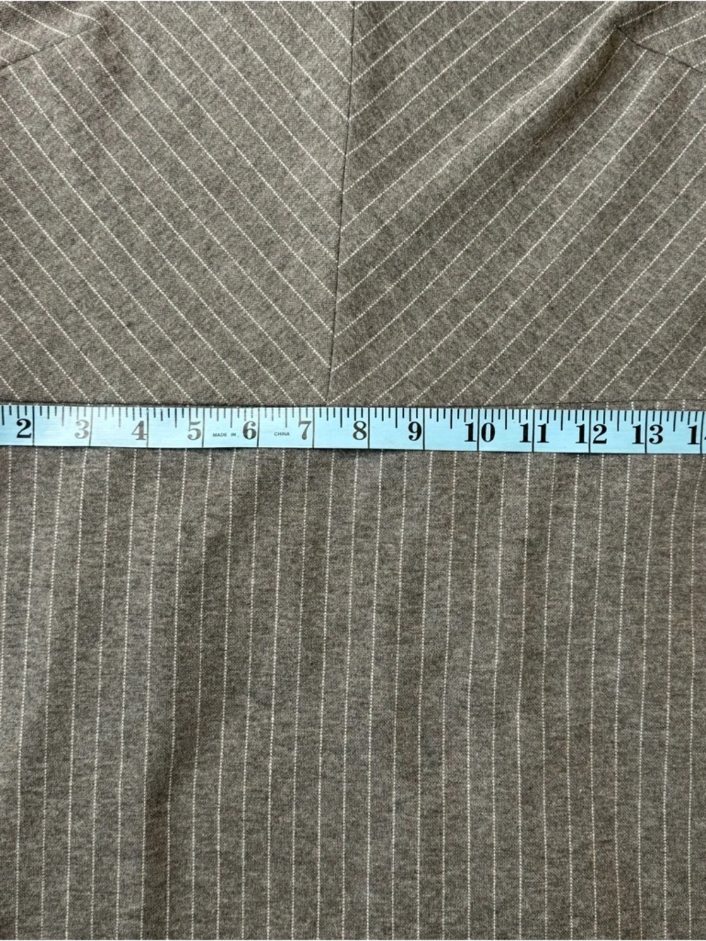 Banana Republic Grey Pinstripe Sheath Dress – Size 6 - Picture 8 of 11